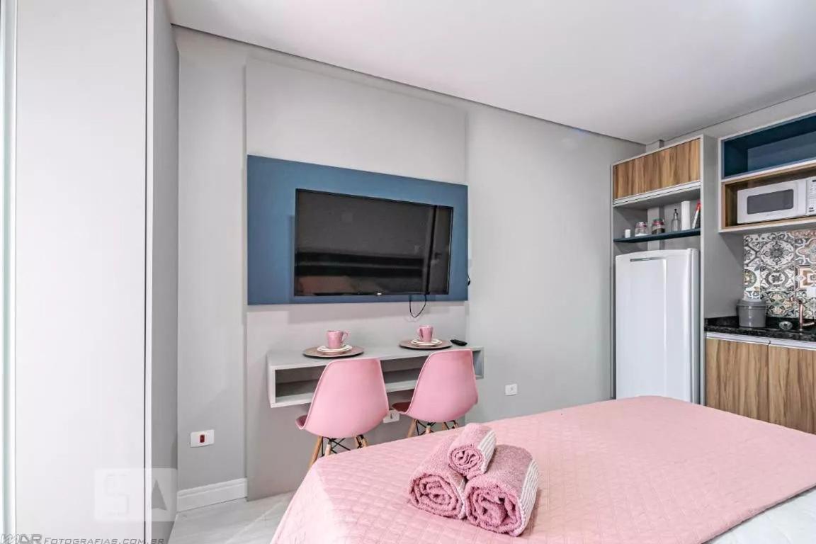 11-Studio Decorado Lindo! Otimo Para Casal!!! 쿠리치바 외부 사진
