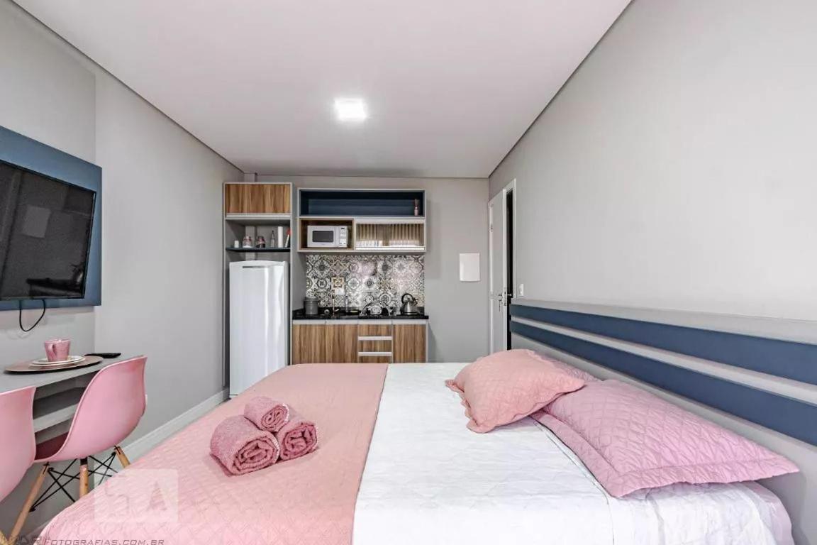 11-Studio Decorado Lindo! Otimo Para Casal!!! 쿠리치바 외부 사진